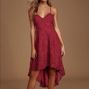 Lulu’s NWT Burgundy Dress